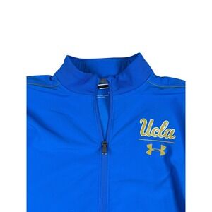 Under Armour UCLA Bruins Mens Large Blue Quarter Zip Pullover Training Jacket